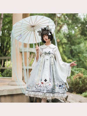 Alice In The Wonderland Wa Lolita Dress Set by OCELOT (OT03)